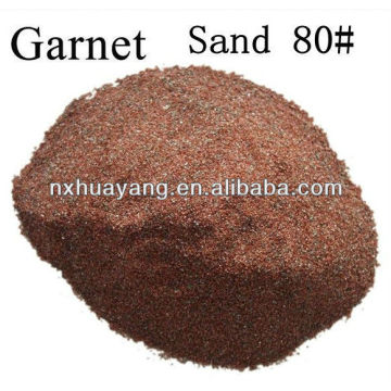 80# sand blasting abrasive garnet / 80 mesh Water Jet Cutting Garnet